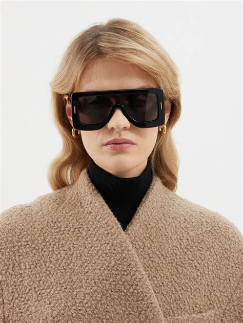 loewe anagram mask sunglasses.